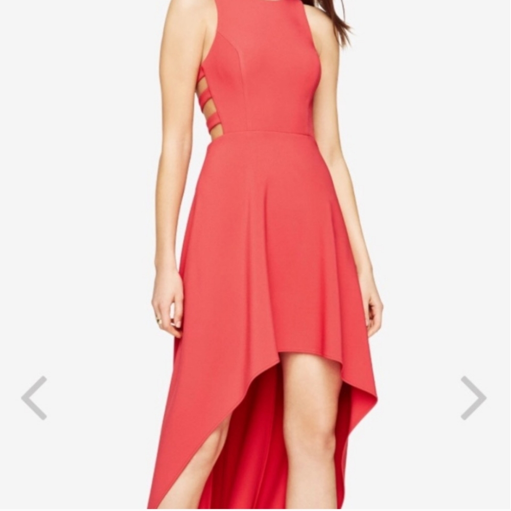BCBGMAXAZRIA High Low Evening Dress